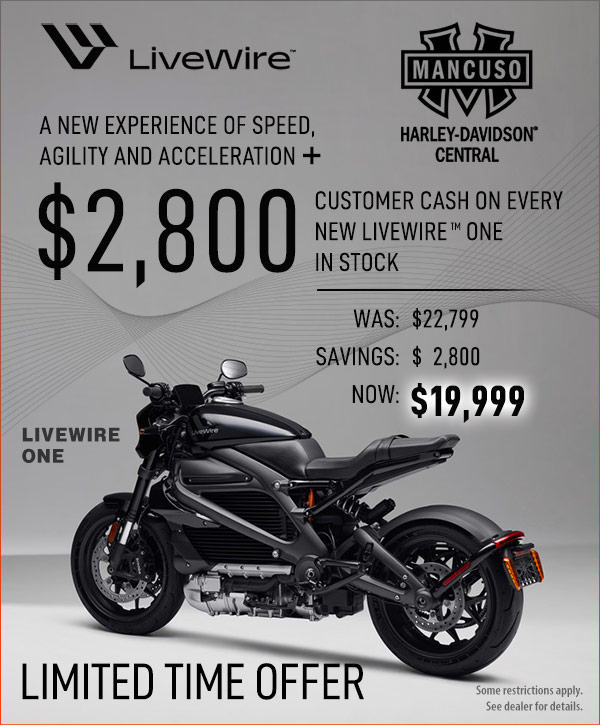 LiveWire electric motorcycles